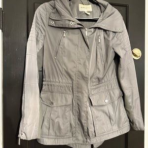 BCBG rain jacket (hood can be zipped inside)